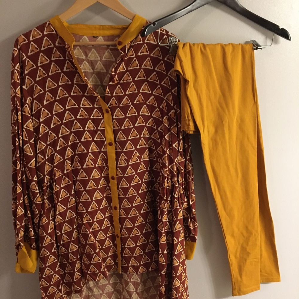 Indian tunic with matching leggings